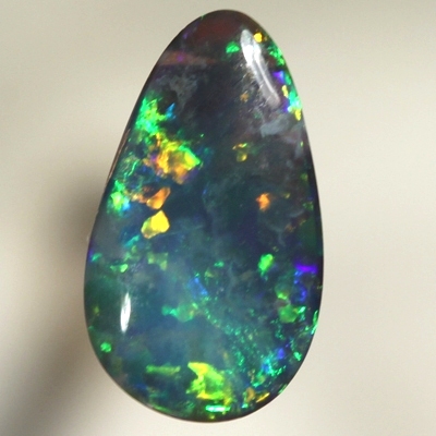 SOLID BLACK OPAL Sparkling bright fire